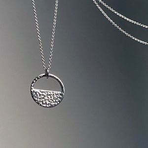 Emma and Chloe Pola necklace silver finish